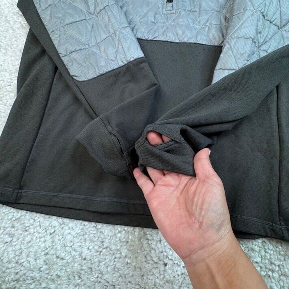 Smartwool Mens XL Propulsion 60 Hybrid 1/2 Zip Pullover Jacket Silver Gray - Picture 8 of 10